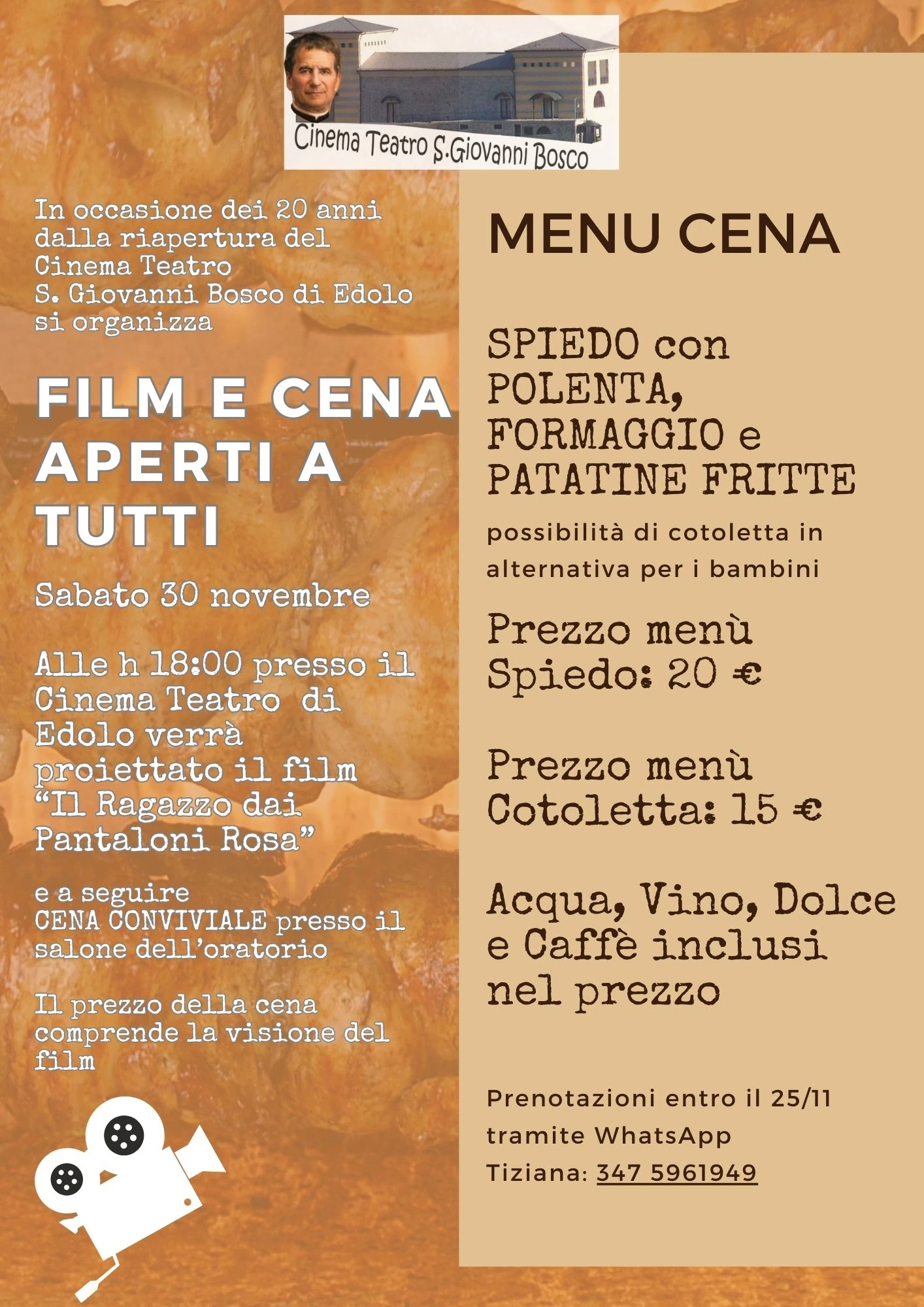 Cena 20 anni Cinema Teatro